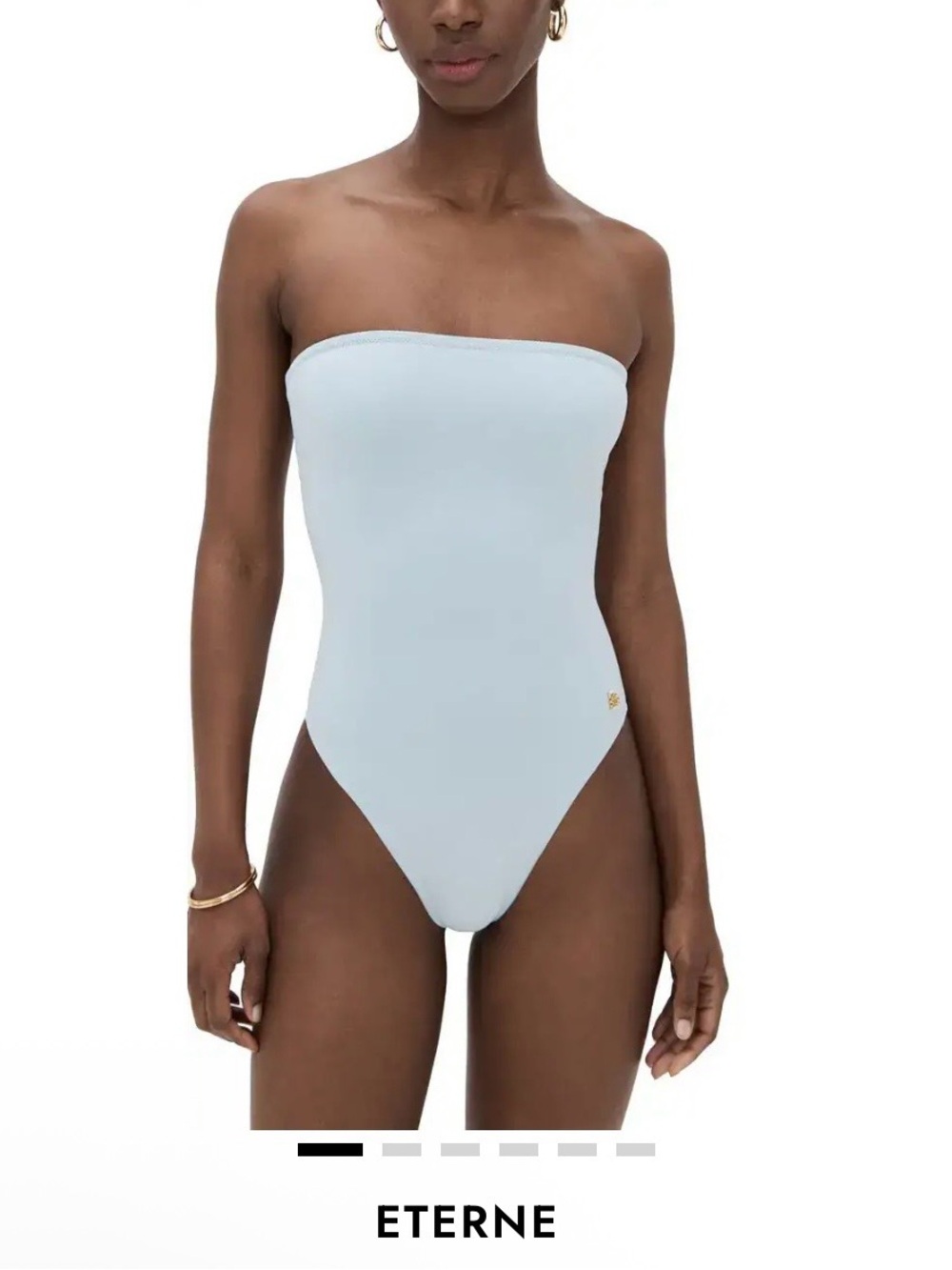 Eterne Bandeau One-Piece Swimsuit